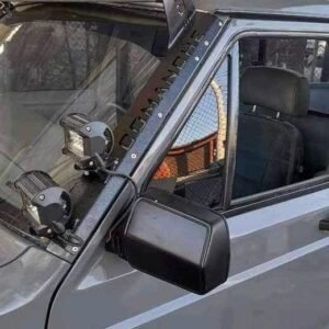 Brakoon A-Pillar Bracket installed on Jeep Comanche