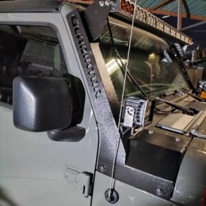 Brakoon A-Pillar Bracket JL installed on Jeep Wrangler JL