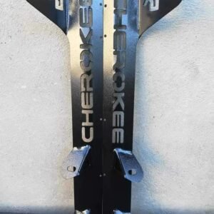 Brakoon A-Pillar Bracket installed on Jeep Cherokee XJ