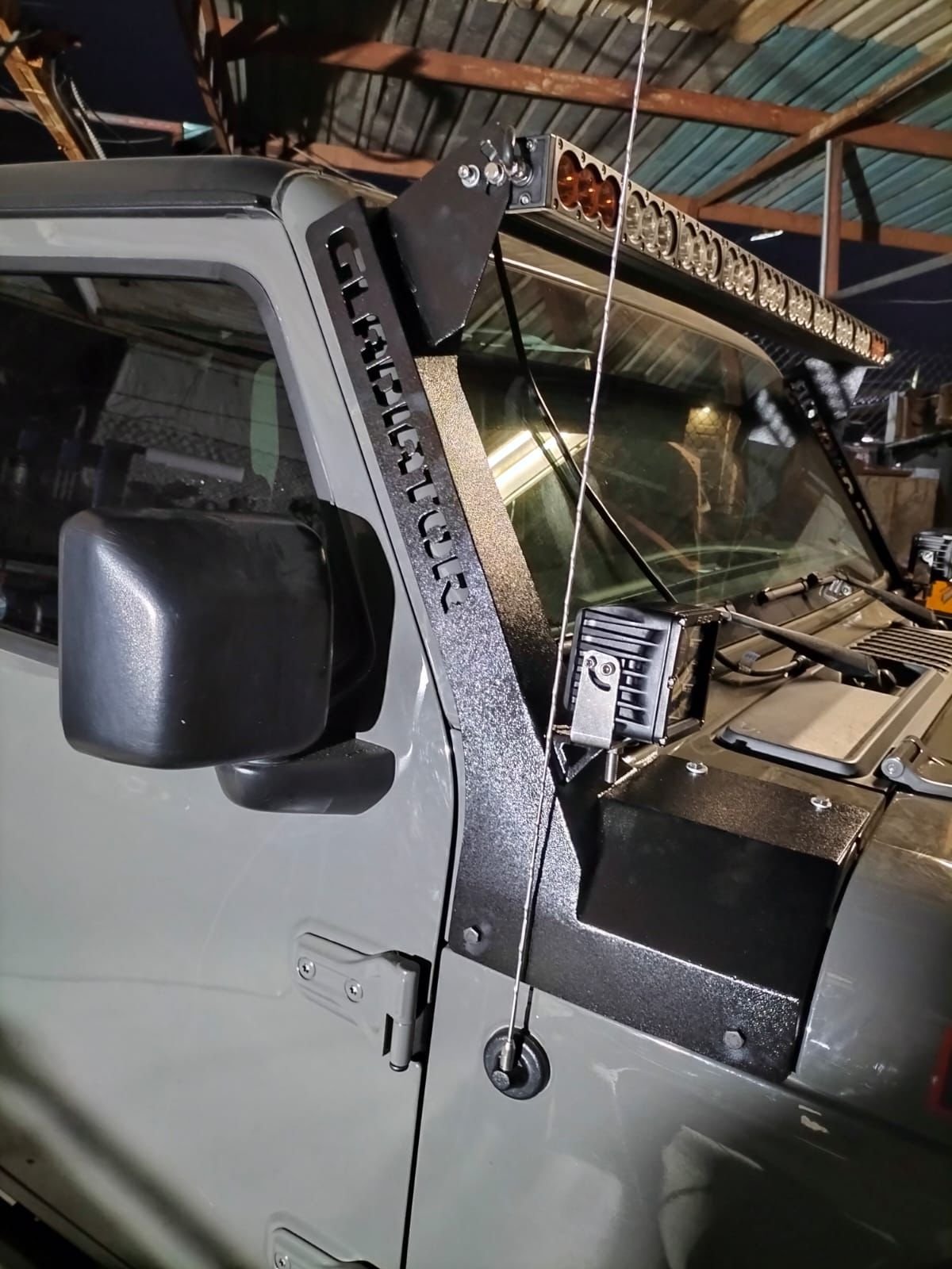 A-Pillar Bracket — Jeep Wrangler JL / Gladiator JT (2018–2026)